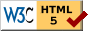 W3C valid HTML5